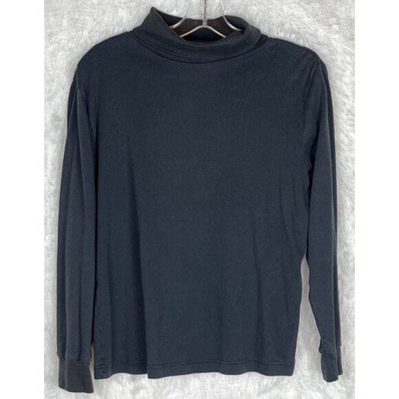 Headliners Medium Black Long Sleeve Turtleneck 1990's - Picture 1 of 6